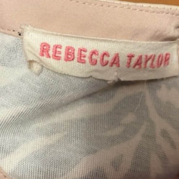 Rebecca Taylor Leather Cage Dress Silk Animal Print Size 4 - Picture 6 of 10